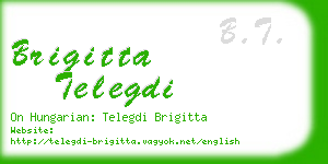 brigitta telegdi business card